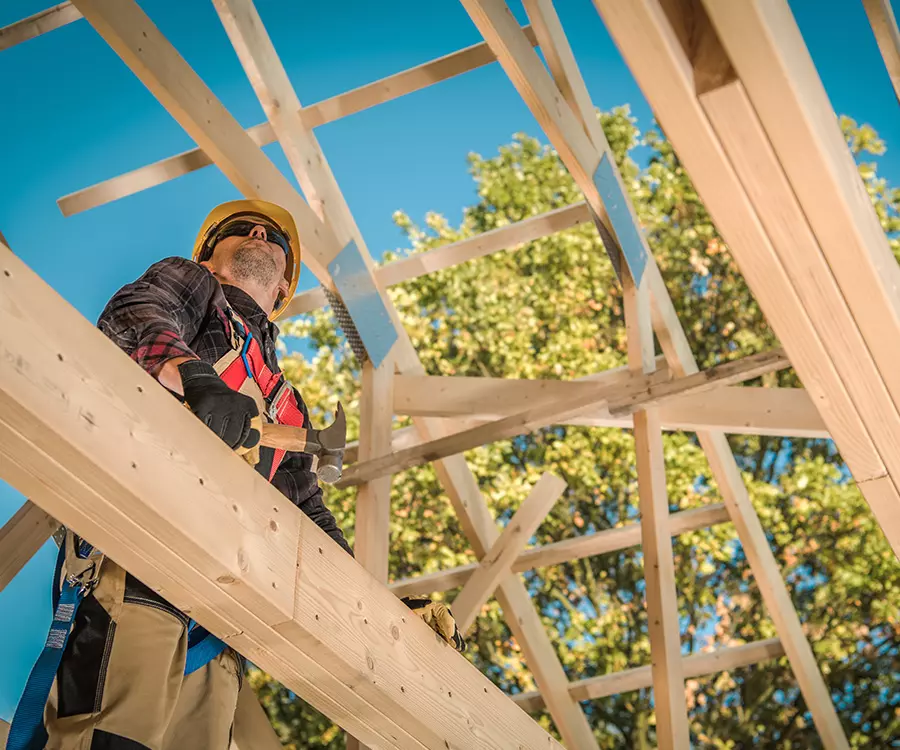 Roof replacement service installation